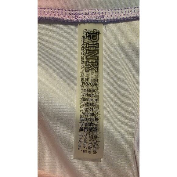 Victorias Secret S White Pink Tie Dye Hipster Bikini Bottom Swimsuit VS Swim NWO - Picture 3 of 8